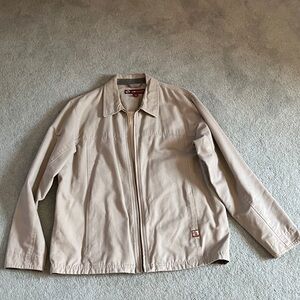 Men's Beige Lightweight Shirt Jacket